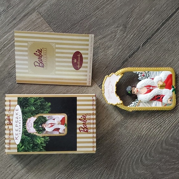 Hallmark Other - NEW - Vintage Hallmark 1998 Holiday Voyage Barbie Keepsake Ornament